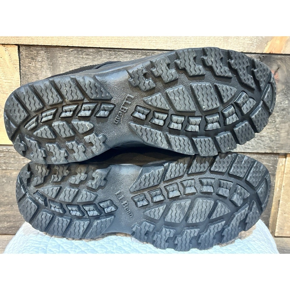LL Bean Storm Chaser Tek 2.5 Duck Boots Mens 9 M Black Slip On Outdoor Winter - Picture 7 of 9